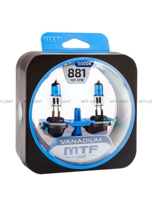 Комплект галогенных ламп H27 (881) Vanadium