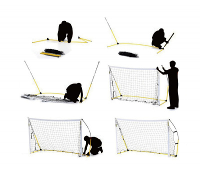 Футбольные ворота складные MOOBY 2,4 x 1,5 м