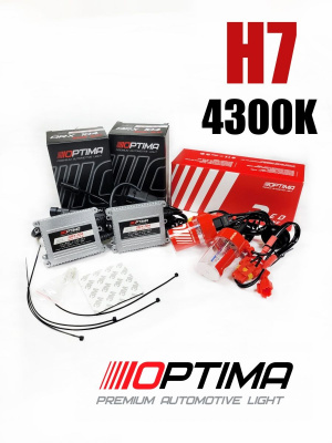 Комплект Ксенона H7 4300k Red Line Slim 35W