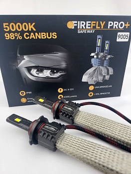Светодиодные LED лампы HB3 (9005) PRO+ 5000K 2 шт.