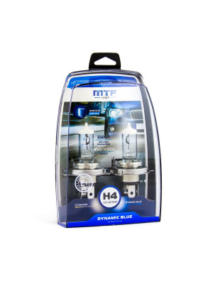 Комплект галогенных ламп H4 DYNAMIC BLUE