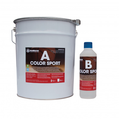 Color Sport Vermeister Двухкомпонентная окрасочная система на водной основе для спортивных полов 1+0,1л